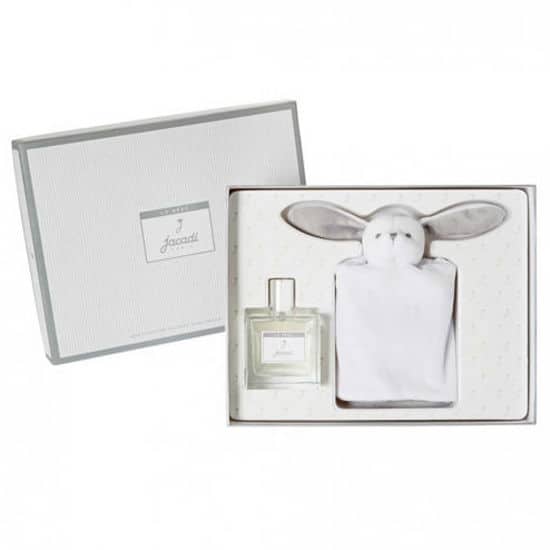 Coffret Jaccadi gris avec doudou