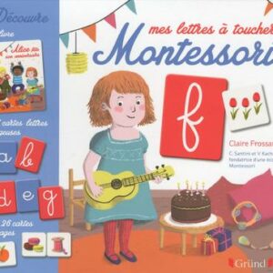 Mes lettres à toucher Montessori