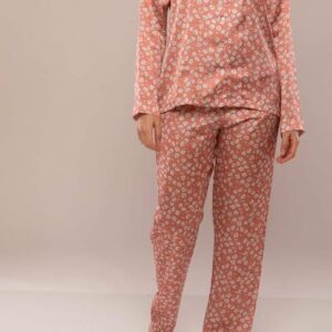 Kimono en satin fleuri