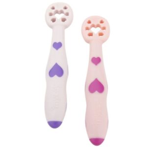 Set De 2 Cuillères Bébé MYCEY - Rose & Violet