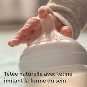 Philips AVENT Tétine Natural, 2 pièces, débit variable, 3 mois et +
