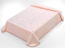 Textiles Mora Couverture pour bébé brodée Lingery Baby I52 – Berceau 110 x 140 cm – Rose – Couverture Unisexe