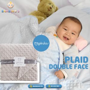 Plaide polaire réversible 90*120