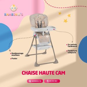 Chaise repas Mini plus Cam
