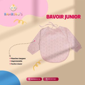 Bavoir avec manche Junior collection catch a star