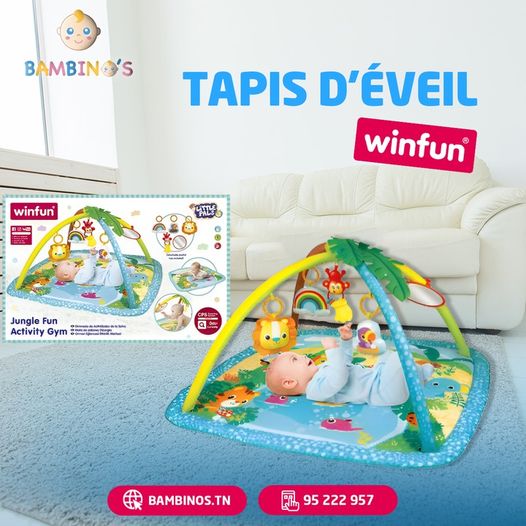 Tapis d'eveil Winfun Jungle