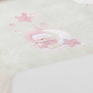 Couverture Gaufree coeur 120*140