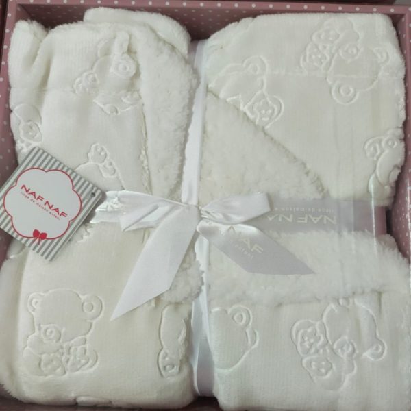 Couverture Gravée double face BLANCHE