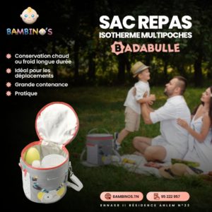 Sac isotherme repas Badabulle