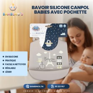 Bavoir silicone trois kilo sept