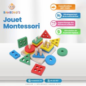 Jeu et jouet Montessori en bois
