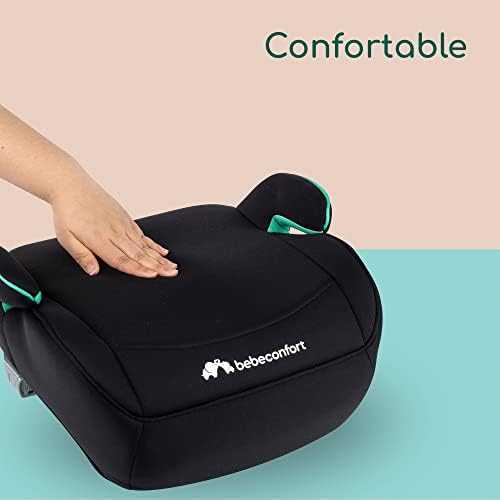 Bebeconfort Manga i-Fix, Rehausseur ISOFIX, Rehausseur auto léger, de 6 à 12 ans, 22-36 kg, 125-150 cm, Black Mist