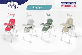 Chaise repas Piccola Prima
