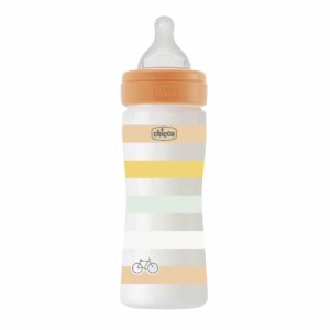 CHICCO Biberon Plastique Sil Rapide Vert,330ml