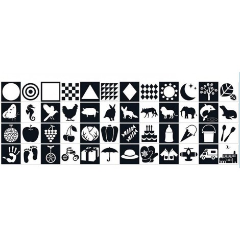 CARTES IMAGES CONTRASTÉES - NOIR ET BLANC