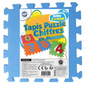 Tapis puzzle en mousse 10 pieces les chiffres