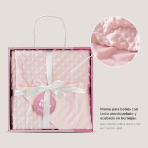 Interbaby Plaid Microfibre Rose