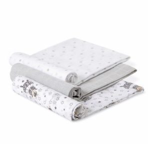 Langes Interbaby lot de trois langes