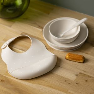 Coffret repas Silicone  ARGILE Natoo