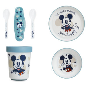 Kit repas Mickey enfant 4 îèces repas en silicone