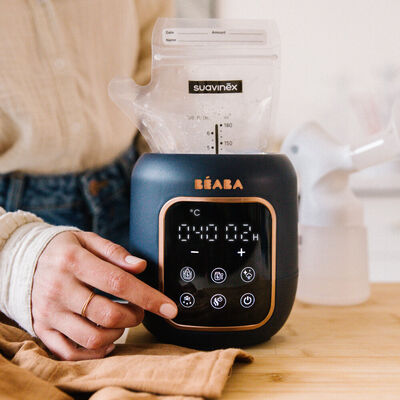 Béaba Chauffe biberon Multi-Milk Night Blue