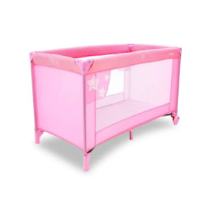 Lit parapluie Baleares stars pink