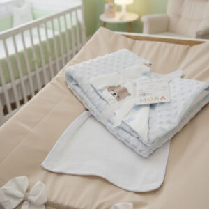 Plaide Mora à pois 90*120