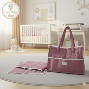 Panier de rangement rose irisé