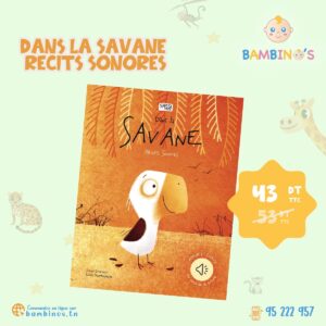Livre sonore Sassi thème  Savane