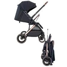 Poussette kidilo noir réversible