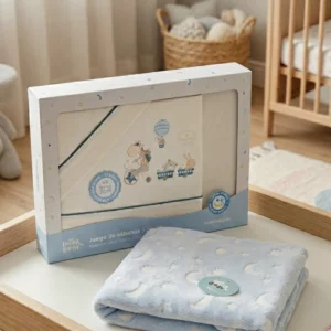 plaide bleu Inter baby