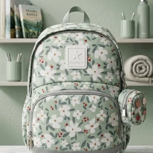 Sac à dos vert d'eau