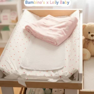 Matela avec plaide Rose poudré pop corn