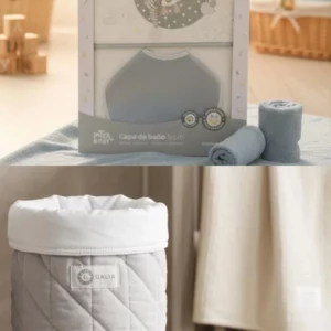 Carré de bain inter baby avec panier matelassé