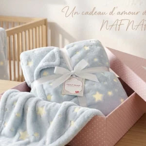 Plaide Bleu fluorescente Nafnaf