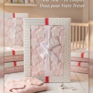 Couverture rose poudré Nafnaf