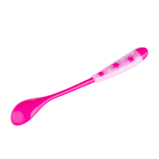 Cuillère à manche rose Canpol