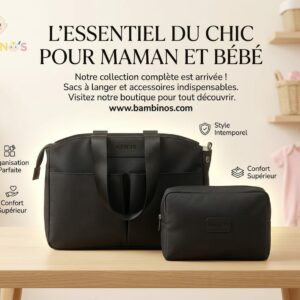 Sac à langer avec trousse