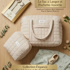 Sac à langer matelassé