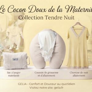 Accessoire allaitement et chemise de nuit