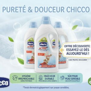 Chicco Lessive Hygiénante Formule Nettoyante en Profondeur 1,5L