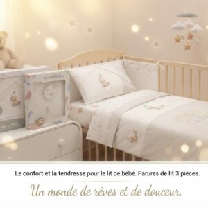 Parure de lit Lune pour lit bébé