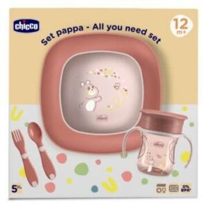 Set d’assiette chicco  12 mois