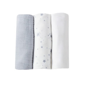 Lot de 3 langes 70x70 martin et ses copains